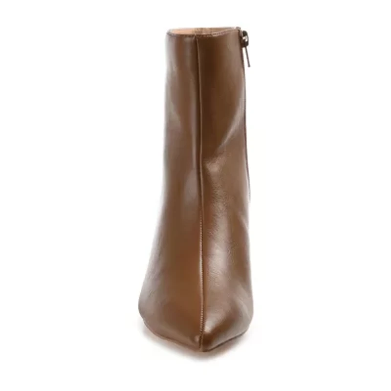 Journee Collection Womens Arely-Wd Kitten Heel Booties Wide Width
