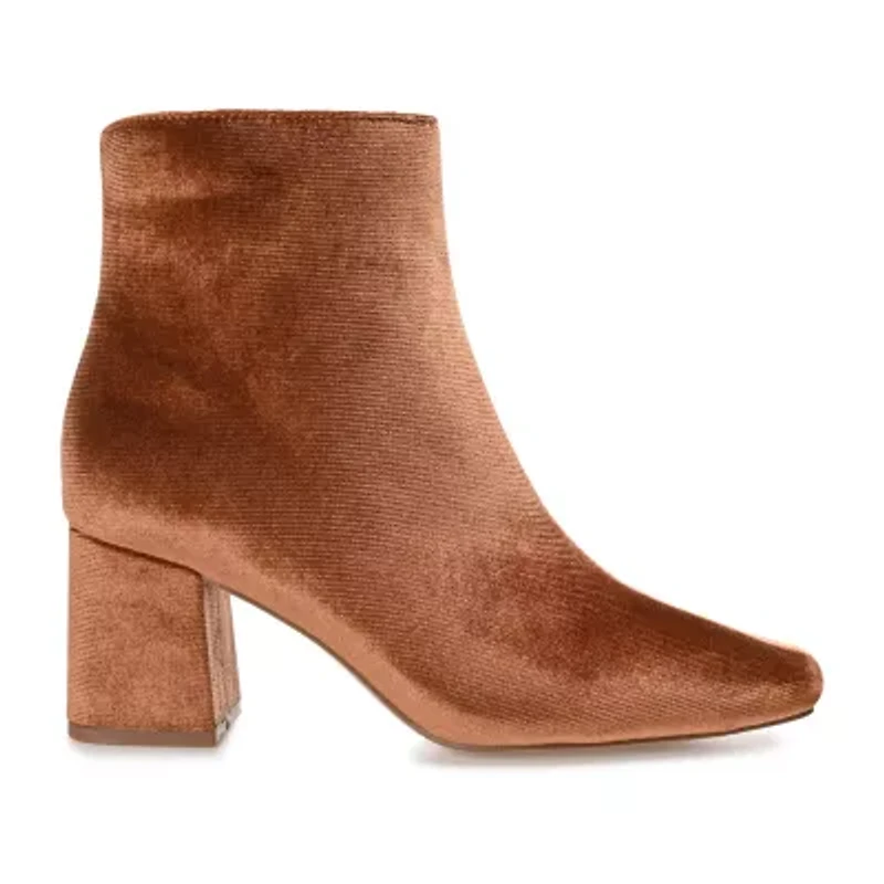 Journee Collection Womens Hazara-Wd Block Heel Booties