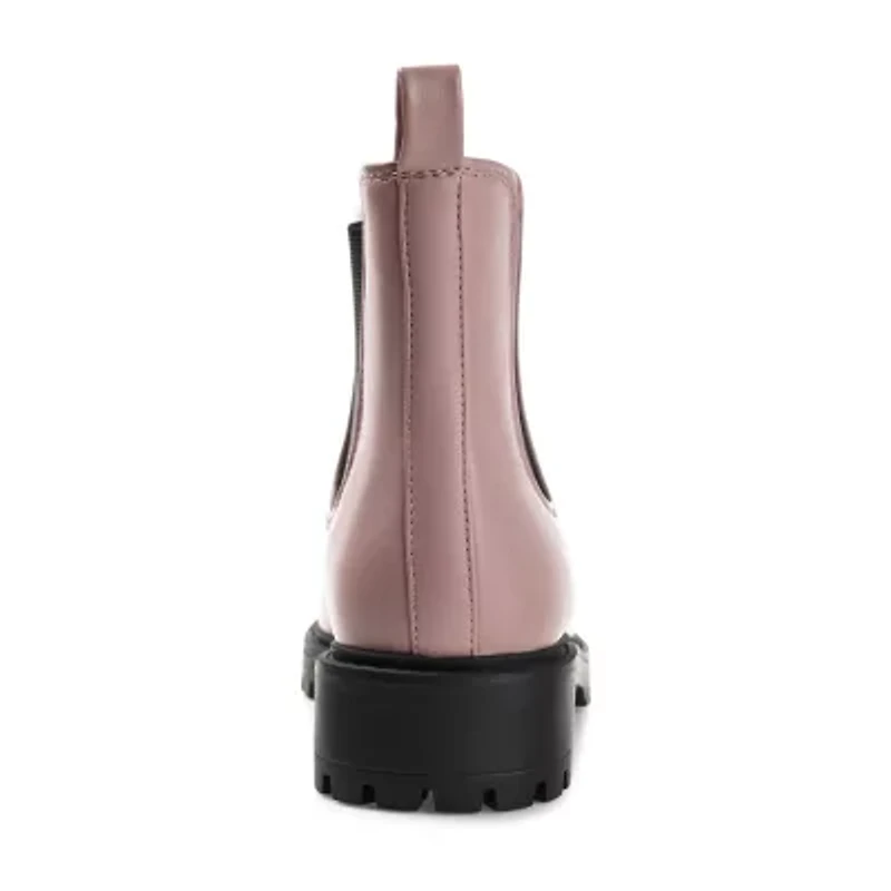 Journee Collection Womens Kenova-Wd Block Heel Booties Wide Width