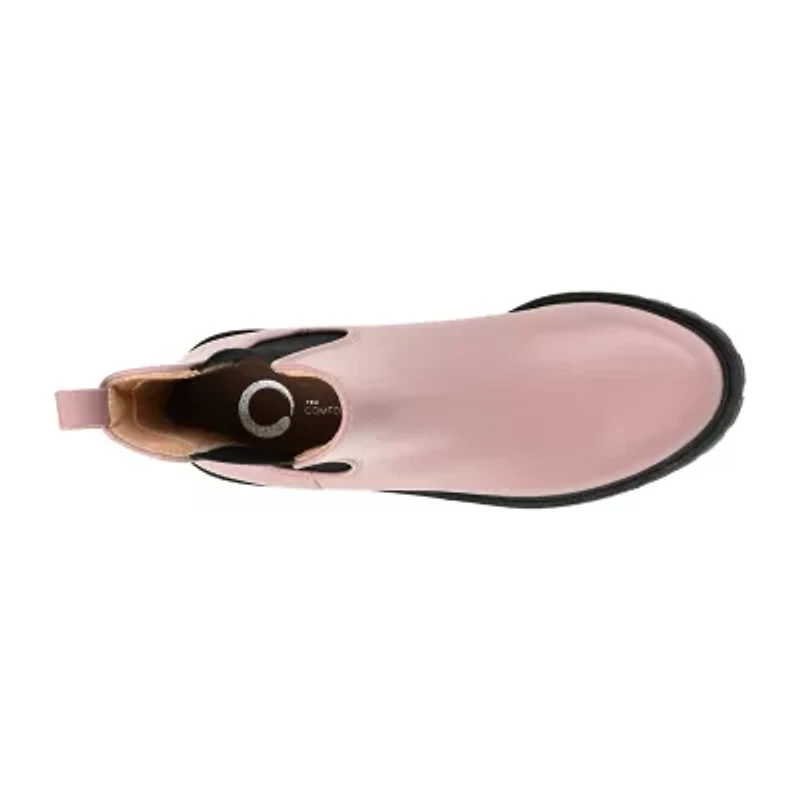 Journee Collection Womens Kenova-Wd Block Heel Booties Wide Width