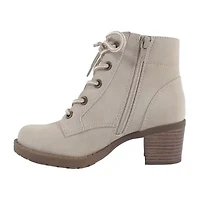 Pop Little & Big Kid Girls Venti Block Heel Lace Up Boots