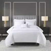 Madison Park Signature 500tc Cotton 4-pc. Embroidered Duvet Cover Set