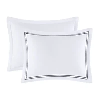 Madison Park Signature 500tc Cotton 4-pc. Embroidered Duvet Cover Set