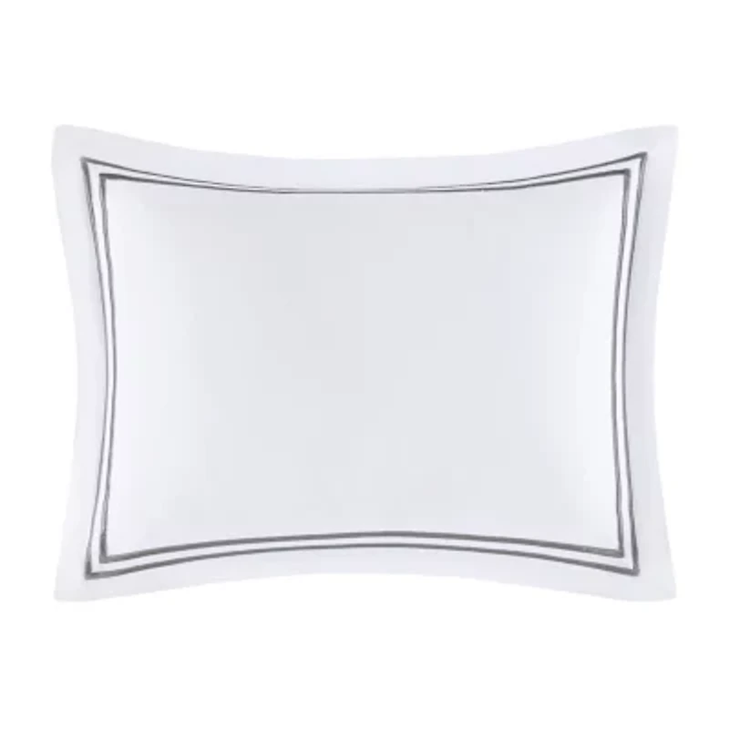 Madison Park Signature 500tc Cotton 4-pc. Embroidered Duvet Cover Set