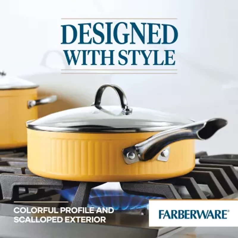Farberware Style 3-qt. Non-Stick Saute Pan with Lid