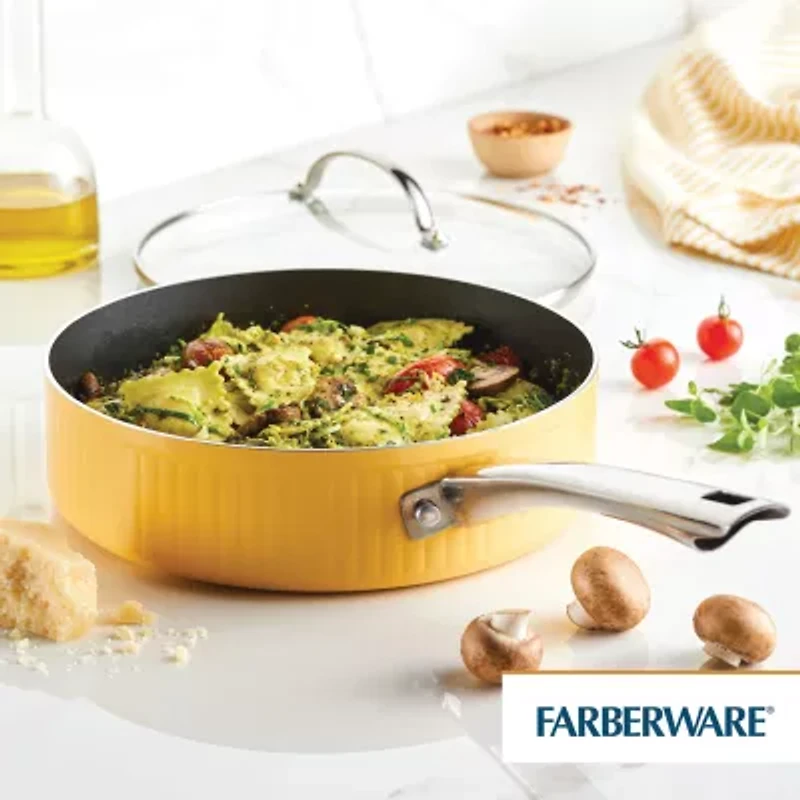 Farberware Style 3-qt. Non-Stick Saute Pan with Lid
