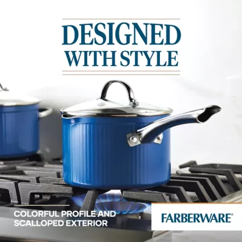 Farberware Style 3-qt Non-Stick Sauce Pan with Lid