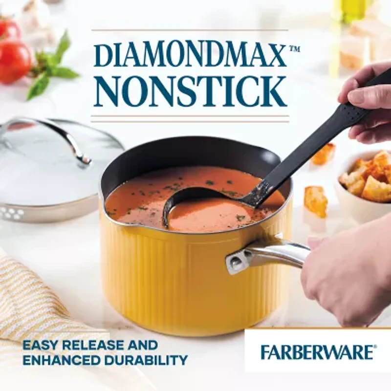 Farberware Style 3-qt Non-Stick Sauce Pan with Lid