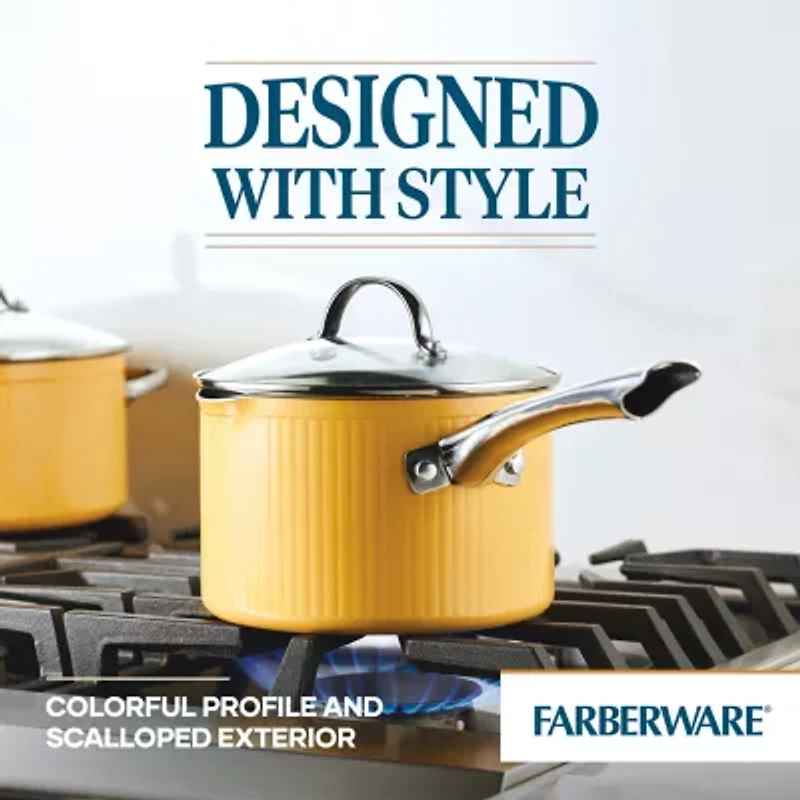 Farberware Style 3-qt Non-Stick Sauce Pan with Lid