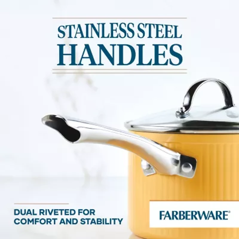 Farberware Style 3-qt Non-Stick Sauce Pan with Lid