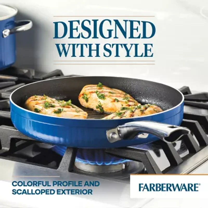 Farberware Style 11.25" Non-Stick Deep Grill Pan