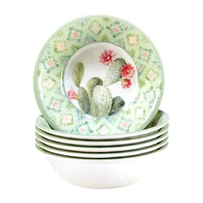 Certified International Desert Beauty All Purpose 6-pc. Melamine Soup Bowl