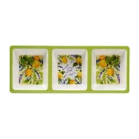 Certified International Lemon Zest Hostess 3-pc. Serving Set