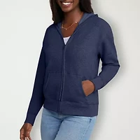 Hanes Womens Long Sleeve Fleece Zipper Active Hoodie