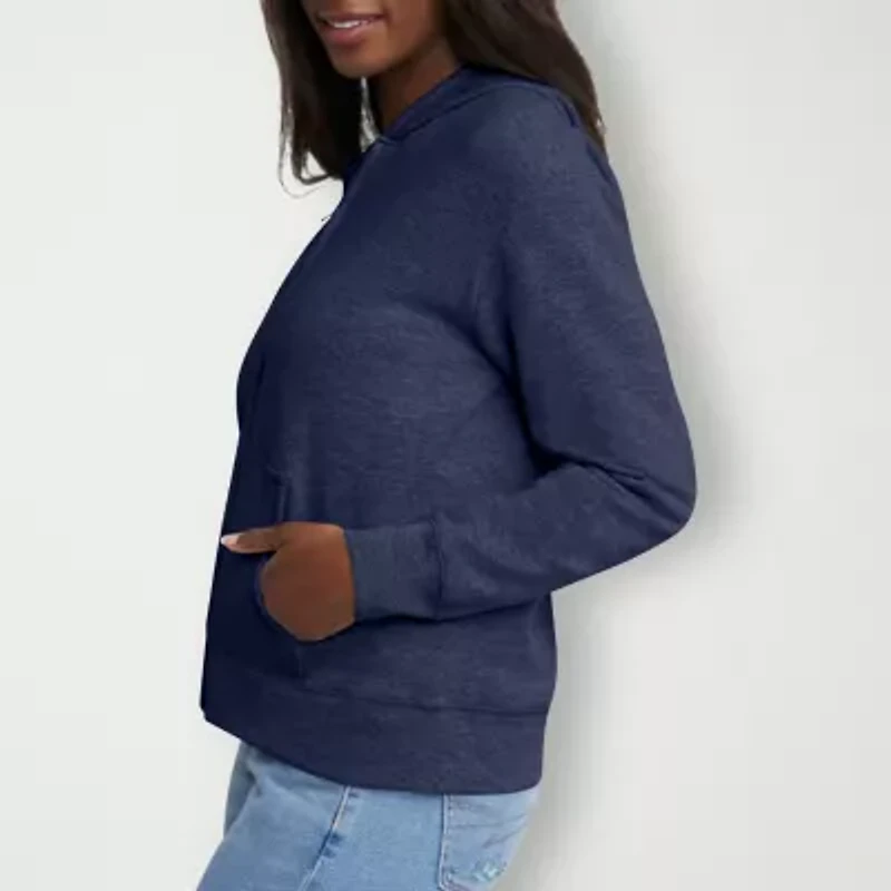 Hanes Womens Long Sleeve Fleece Zipper Active Hoodie
