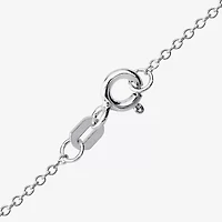 Girls Sterling Silver 18 Inch Pendant Necklace