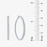 Diamond Addiction (G-H / Si2-I1) 1 CT. T.W. Lab Grown White 10K or 14K Gold Hoop Earrings