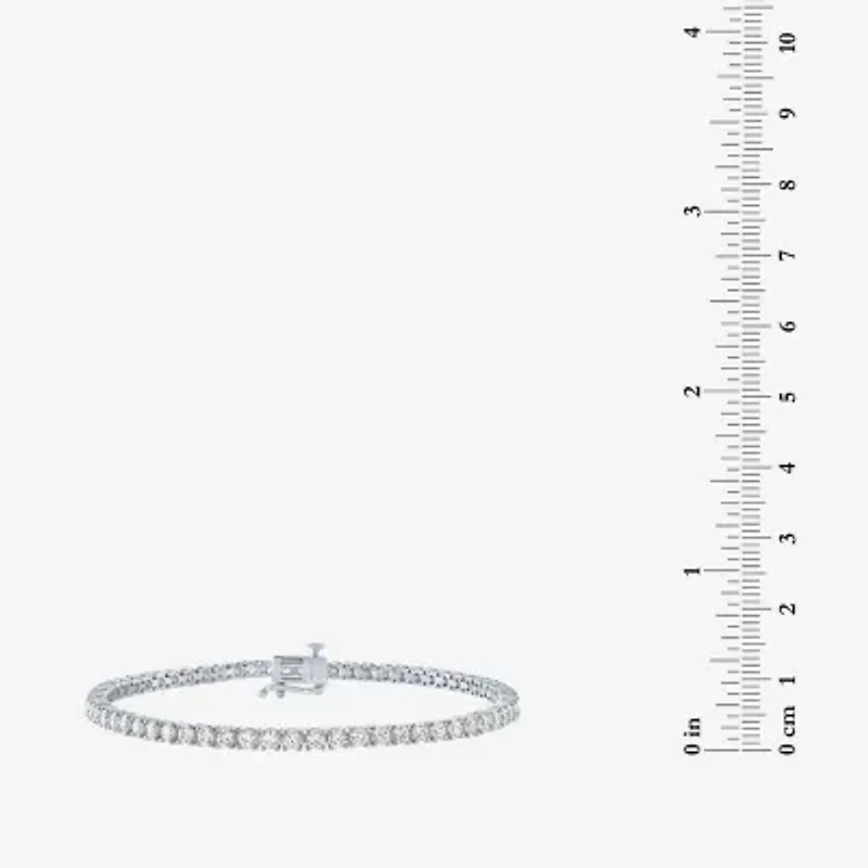 Diamond Addiction (G-H / SI2-I1) 4 CT. T.W. Lab Grown White 14K or Yellow Gold 7.25 Inch Tennis Bracelet