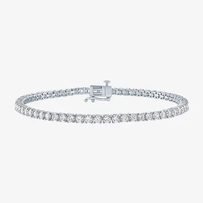 Diamond Addiction (G-H / SI2-I1) 4 CT. T.W. Lab Grown White 14K or Yellow Gold 7.25 Inch Tennis Bracelet