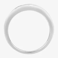 Mens 1/10 CT. T.W. Natural White Diamond 10K Gold Wedding Band