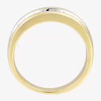 Mens 7.5MM 1/2 CT. T.W. Natural Diamond 14K Gold Wedding Band