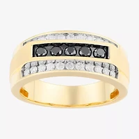 Mens 3/4 CT. T.W. Natural Diamond 10K Gold Fashion Ring