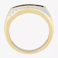 Mens 3/4 CT. T.W. Natural Diamond 10K Gold Fashion Ring