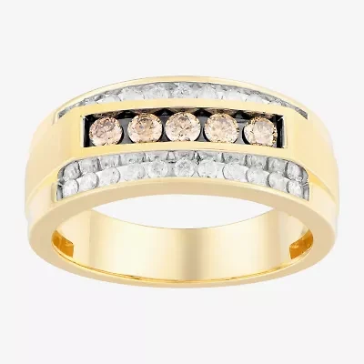 Mens / CT. T.W. Natural Diamond 10K Gold Fashion Ring