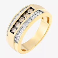 Mens / CT. T.W. Natural Diamond 10K Gold Fashion Ring