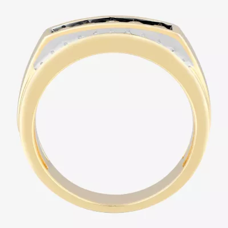 Mens / CT. T.W. Natural Diamond 10K Gold Fashion Ring