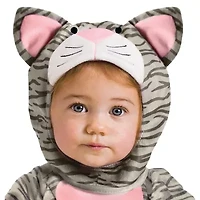 Toddler Unisex Gray Stripe Kitten Costume