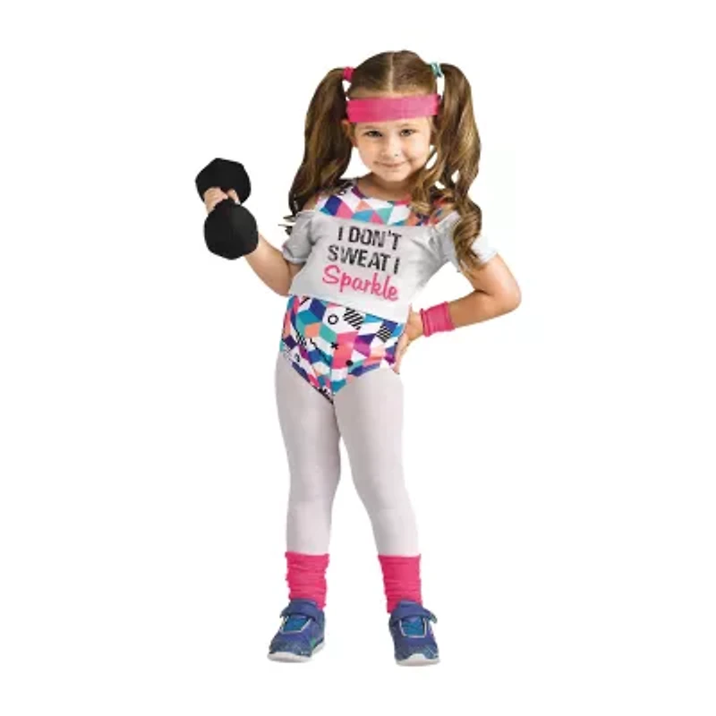 Girls Little Fit Miss Costume