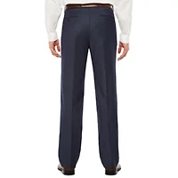 J. Ferrar Mens Geometric Stretch Slim Fit Suit Pant - Slim