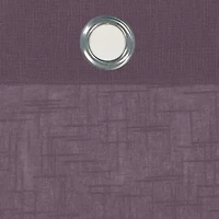 Fieldcrest Arden Solid Cotton Grommet Top Sheer Single Curtain Panel