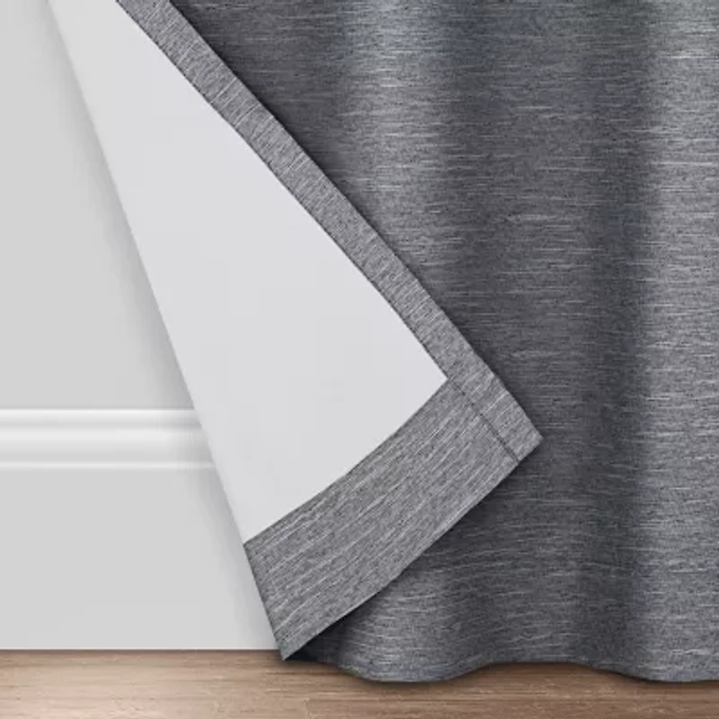 Eclipse Andes Grommet Top Energy Saving 100% Blackout Single Curtain Panel