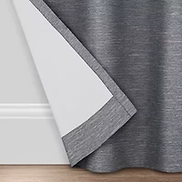 Eclipse Andes Grommet Top Energy Saving 100% Blackout Single Curtain Panel