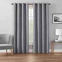 Eclipse Andes Grommet Top Energy Saving 100% Blackout Single Curtain Panel