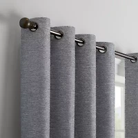 Eclipse Andes Grommet Top Energy Saving 100% Blackout Single Curtain Panel