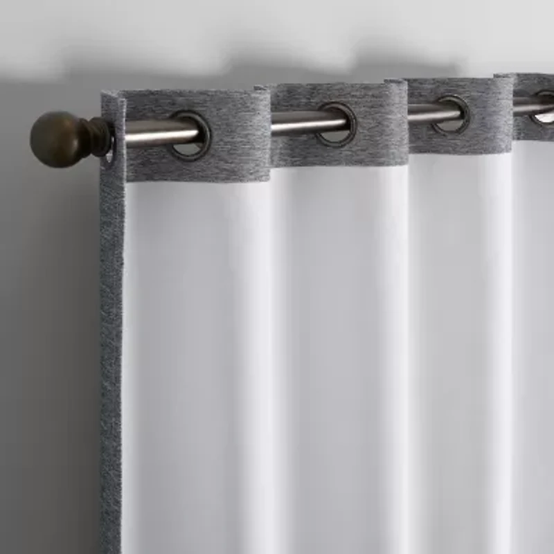 Eclipse Andes Grommet Top Energy Saving 100% Blackout Single Curtain Panel