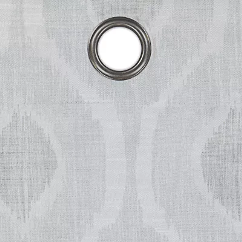 Eclipse Andes Geo Grommet Top Energy Saving 100% Blackout Single Curtain Panel
