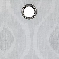 Eclipse Andes Geo Grommet Top Energy Saving 100% Blackout Single Curtain Panel