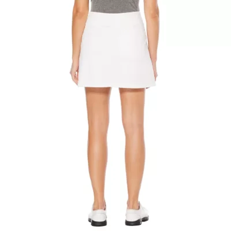 PGA TOUR Womens Mid Rise A-Line Skirt