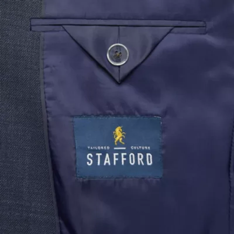 Stafford Coolmax All Season Mens Stretch Fabric Regular Fit Sport Coat