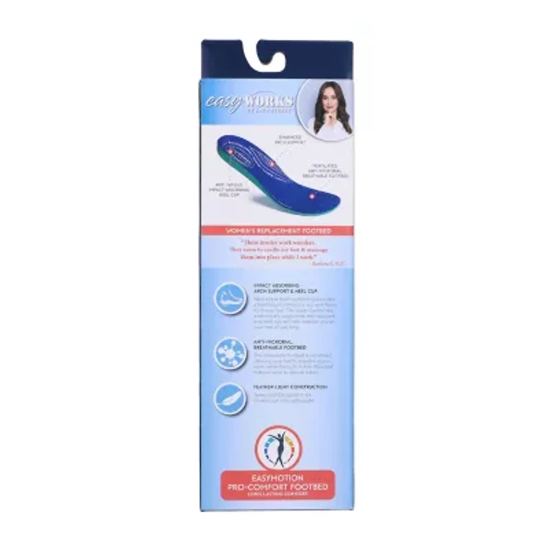 Easy Works By Street Replacement Insole Unisex Adult Round Work Shoes