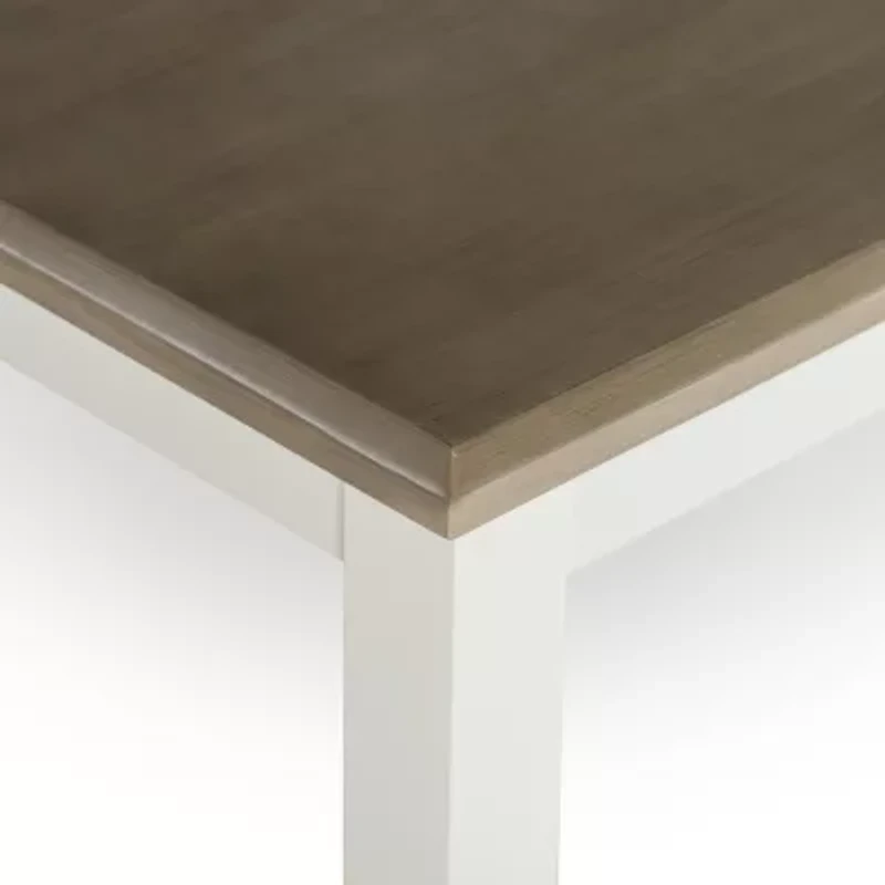 Janisse Rectangular Wood-Top Dining Table
