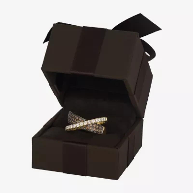 Le Vian® Ring featuring 1/2 CT. Nude Diamonds™ 5/8 Chocolate Diamonds® set 14K Honey or Strawberry Gold™