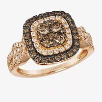 Le Vian® Ring featuring 3/4 CT. Chocolate Diamonds® 1 3/8 Nude Diamonds™ set 14K Strawberry or Honey Gold®