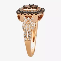 Le Vian® Ring featuring 3/4 CT. Chocolate Diamonds® 1 3/8 Nude Diamonds™ set 14K Strawberry or Honey Gold®