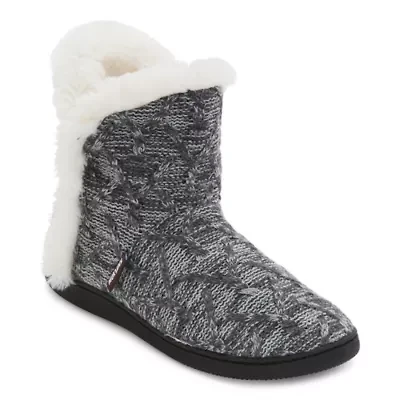 Muk Luks Womens Bootie Slippers
