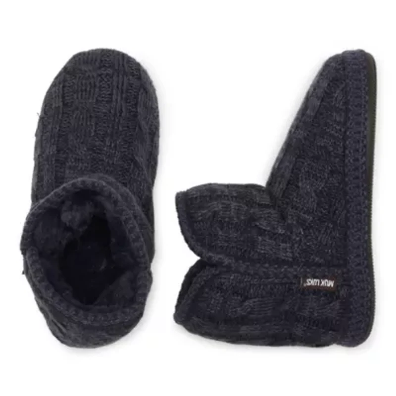 Muk Luks Womens Bootie Slippers